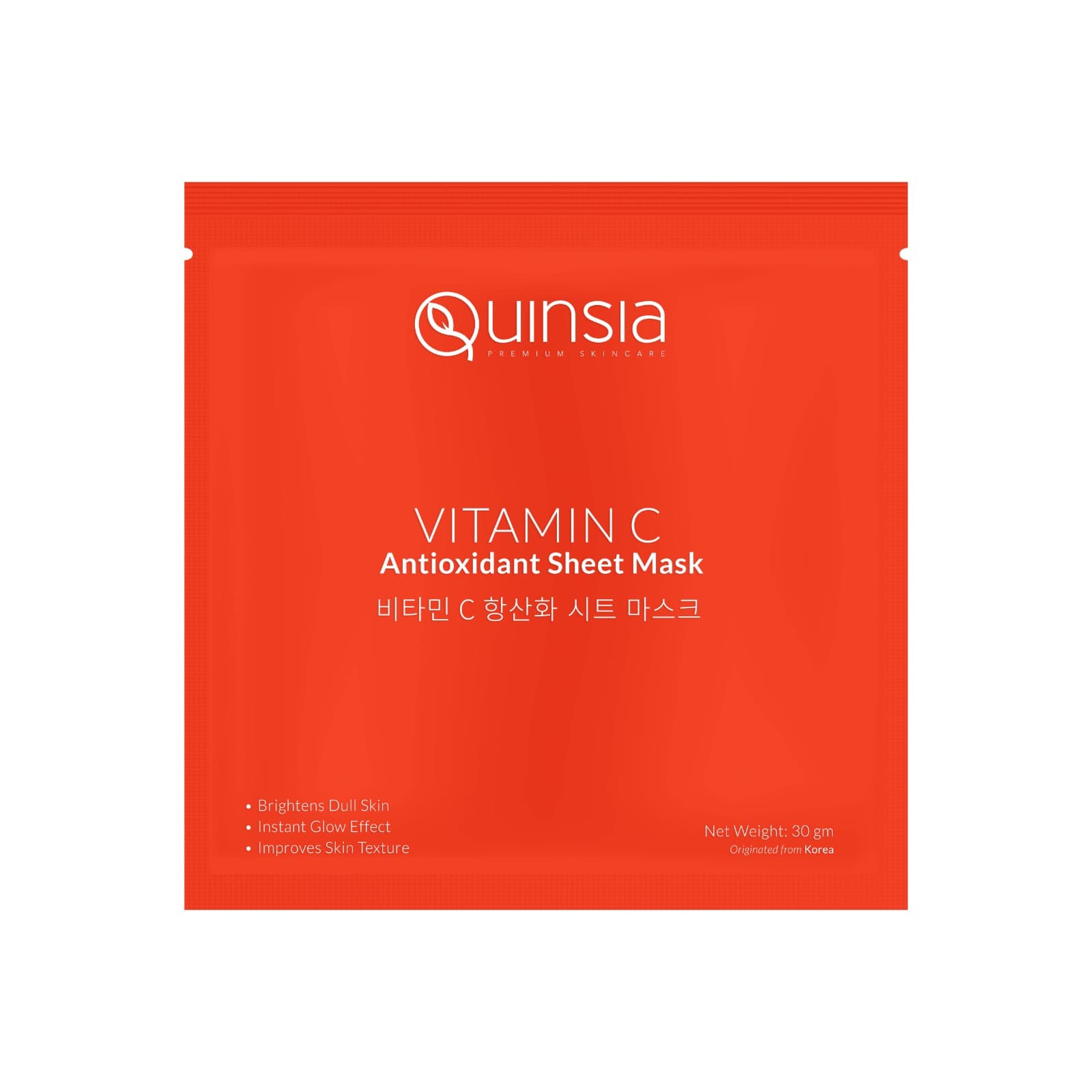 Quinsia Vitamin C Sheet Mask 30gm