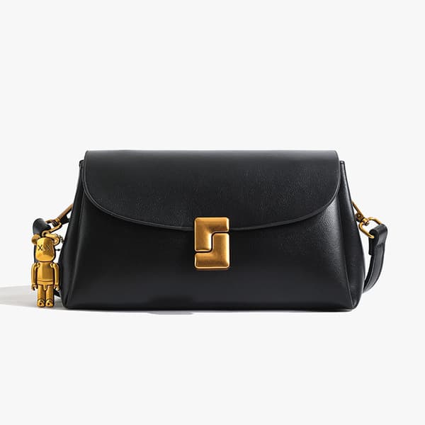 Luna Mini Shoulder Bag - Black thumbnail 3