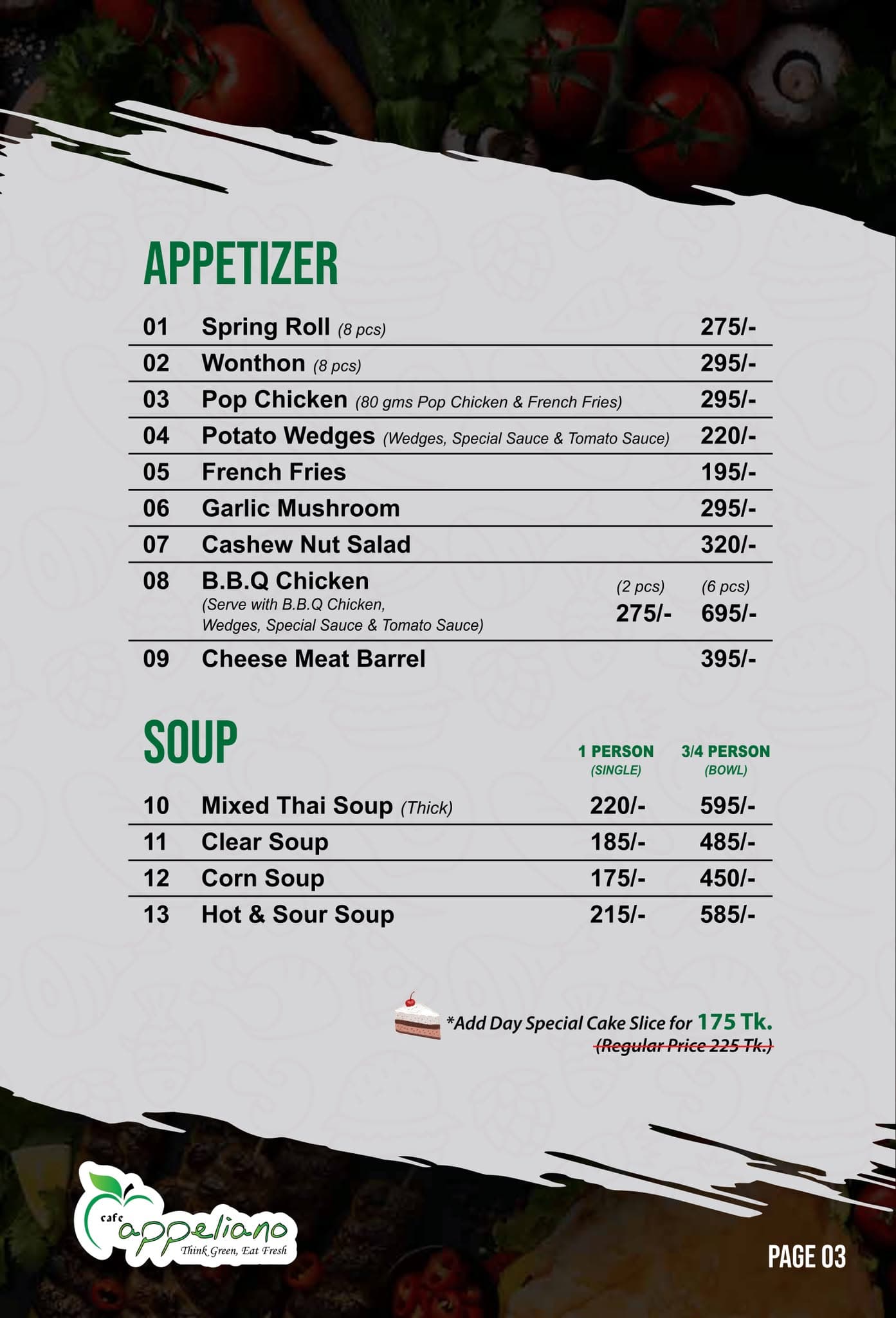 Cafe Appeliano Khilgaon menu page 2