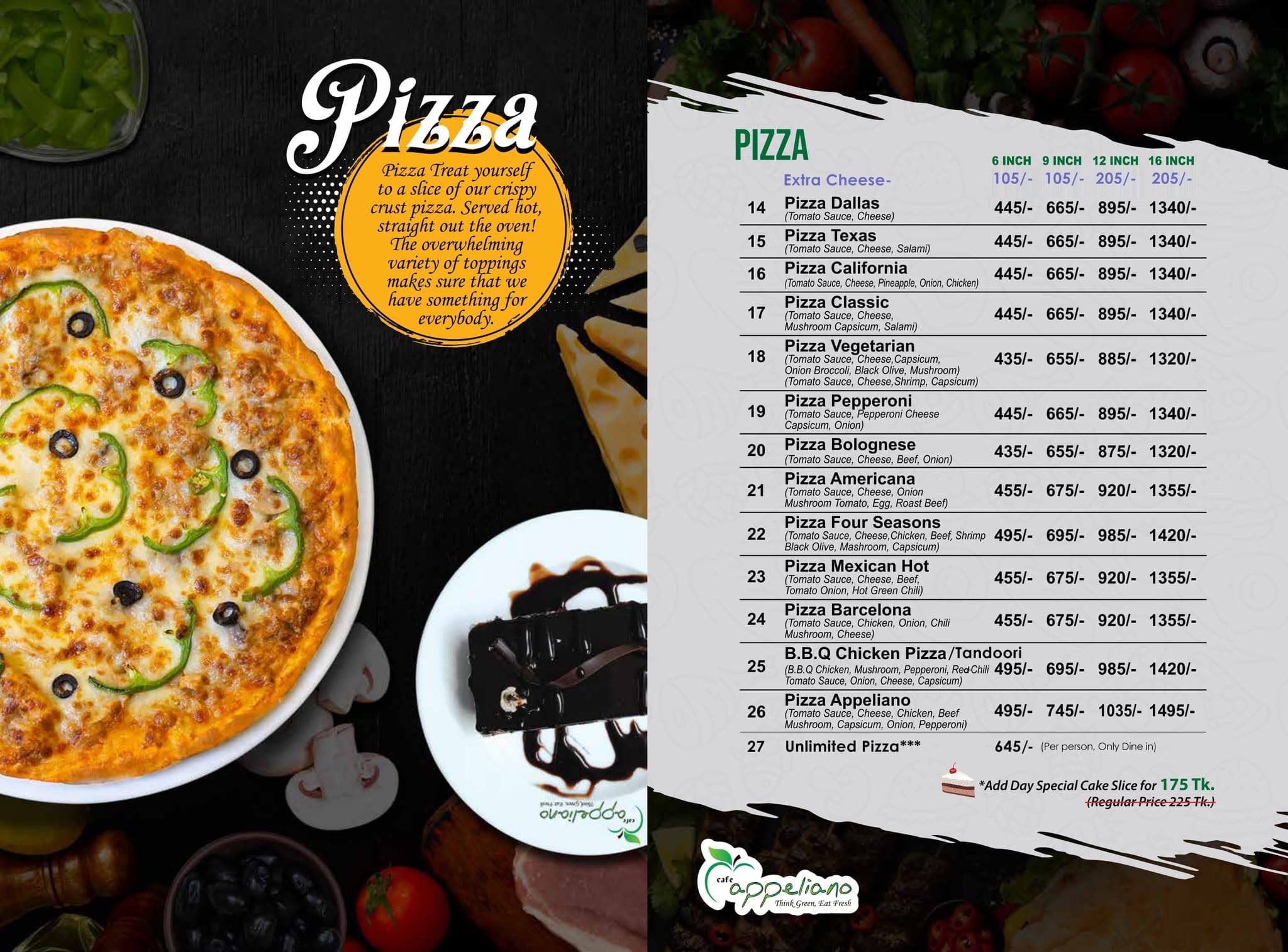 Cafe Appeliano Dhanmondi menu page 2