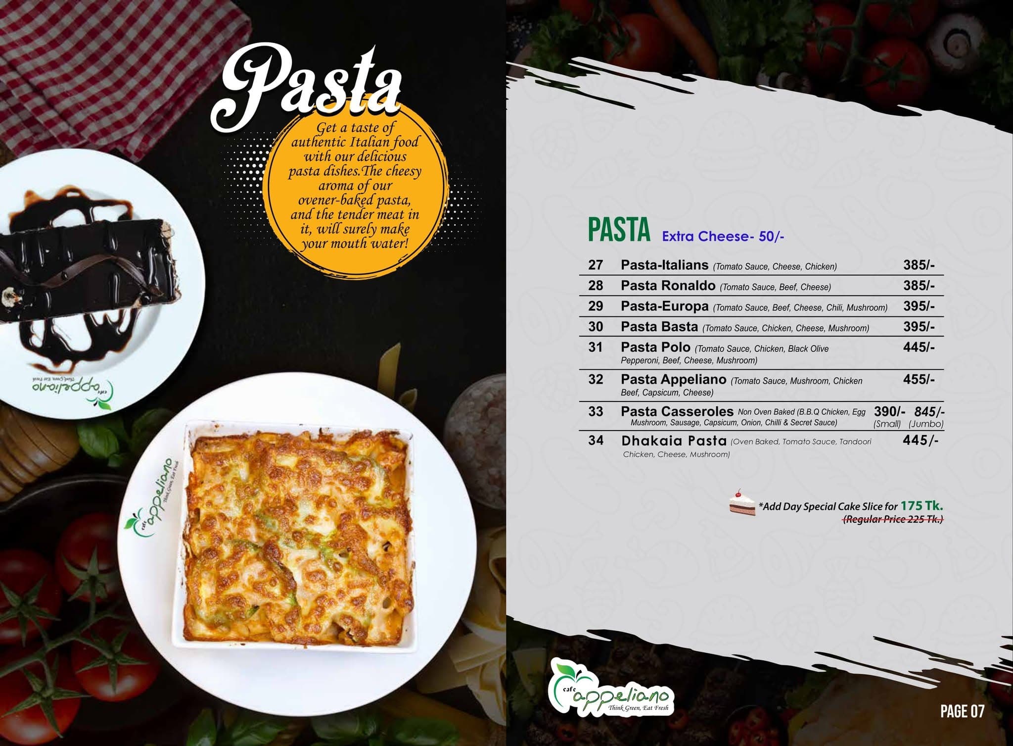 Cafe Appeliano Dhanmondi menu page 3