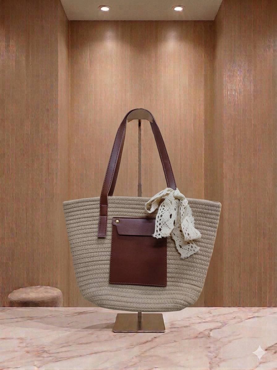 Elegant Woven Tote Bag