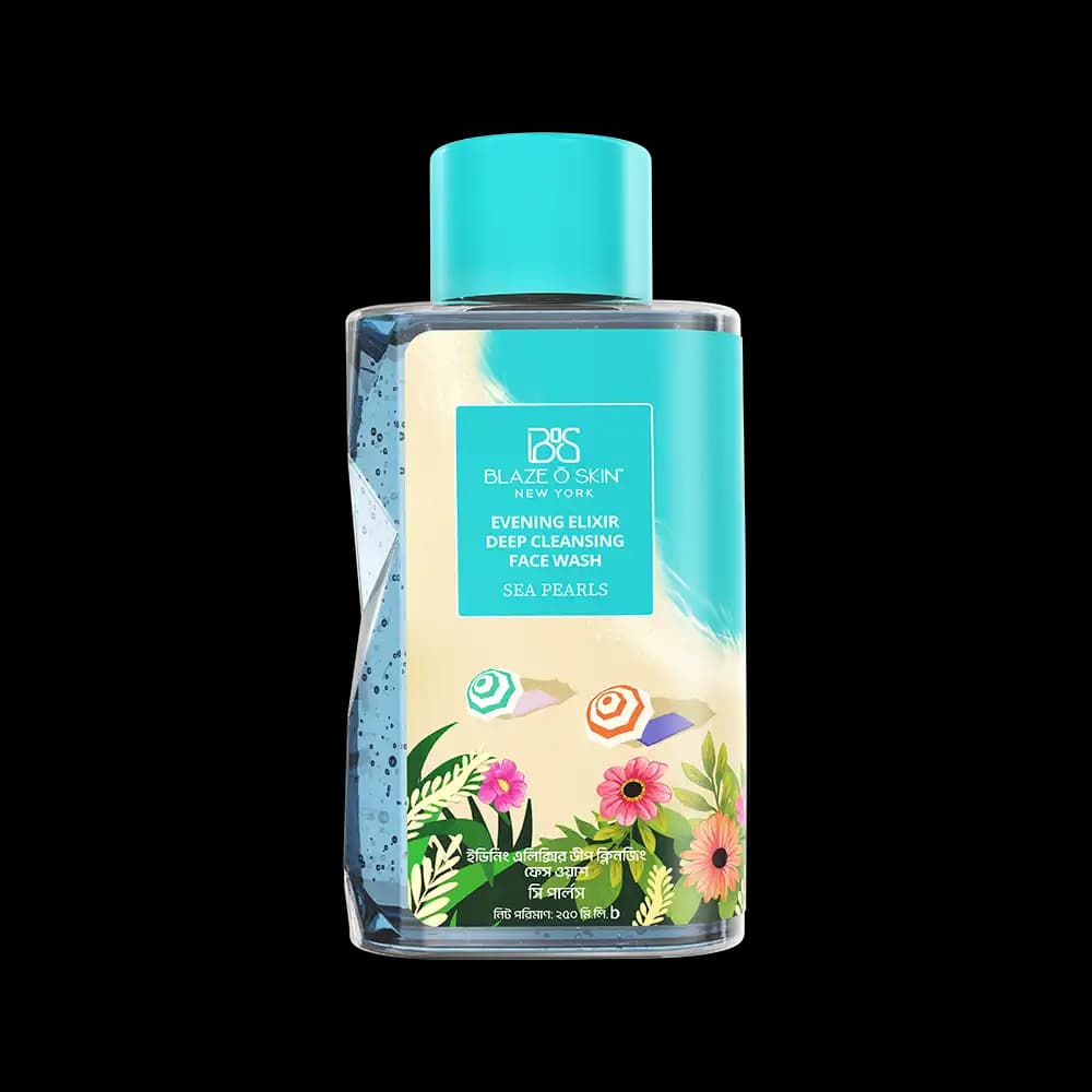 Blaze O’ Skin Evening Elixir Deep Cleansing Face Wash – Sea Pearl 250ml