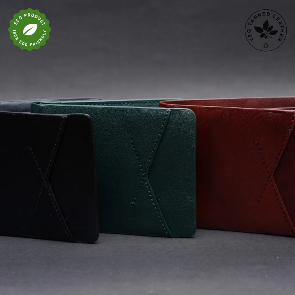 Zays Handcrafted Premium Leather Bifold Short Wallet